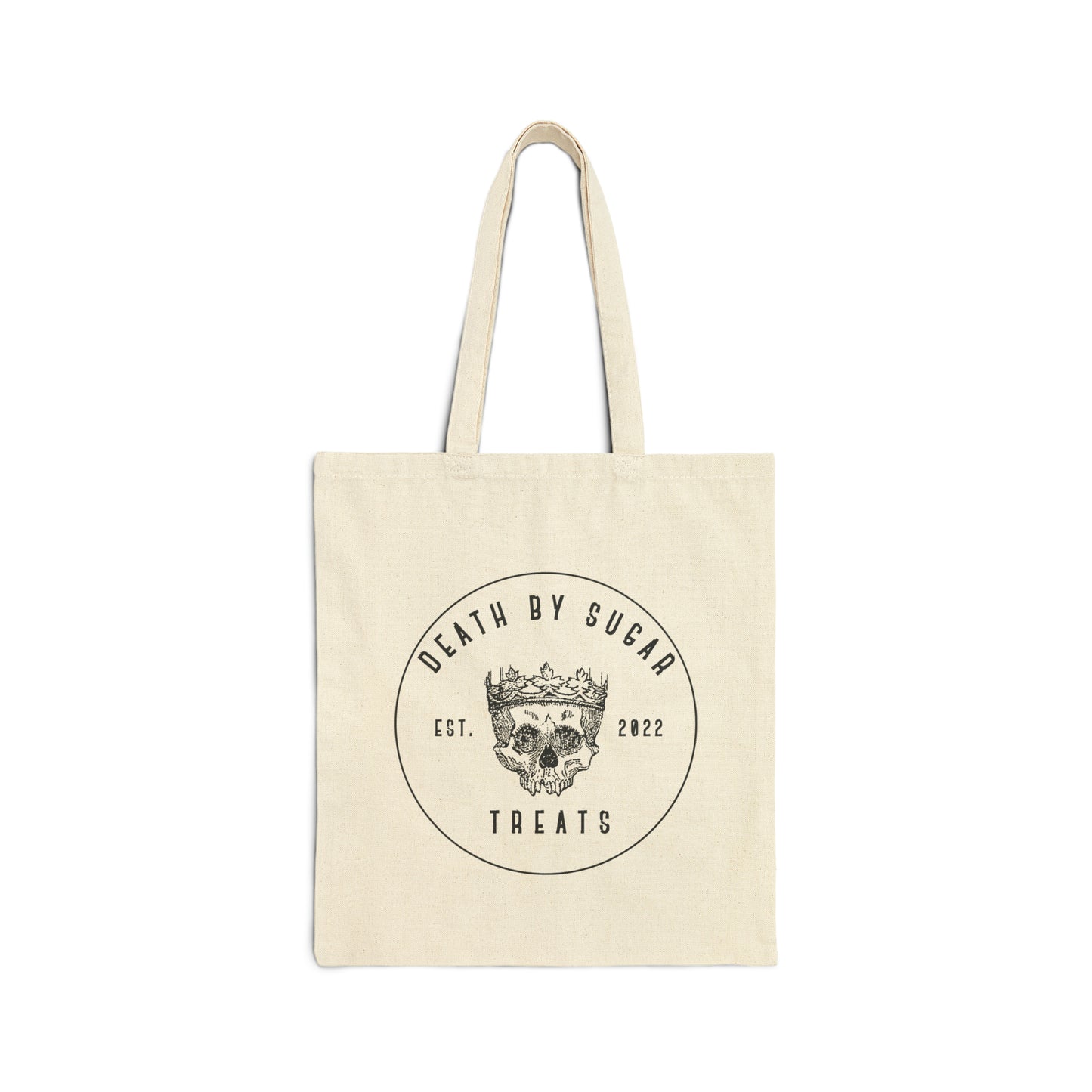 Death By Sugar Cotton Canvas Tote Bag