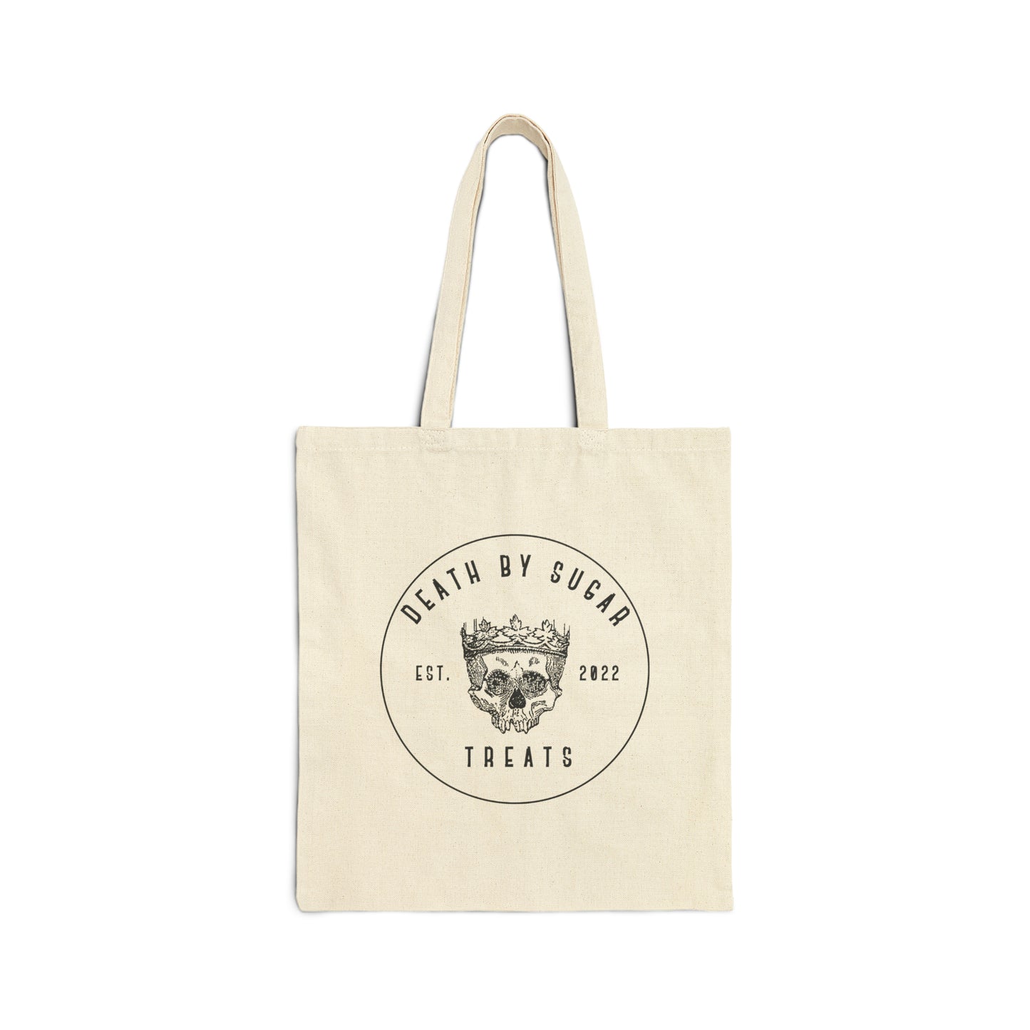Death By Sugar Cotton Canvas Tote Bag